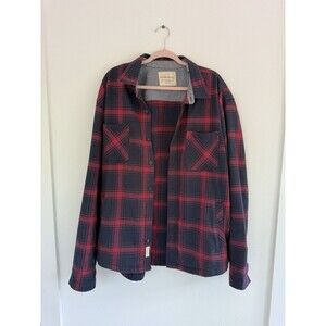 Weatherproof Vintage Men's Cotton blend Long Sleeve Flannel Plaid Shirt Size XXL